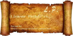 Linkner Pelbárt névjegykártya
